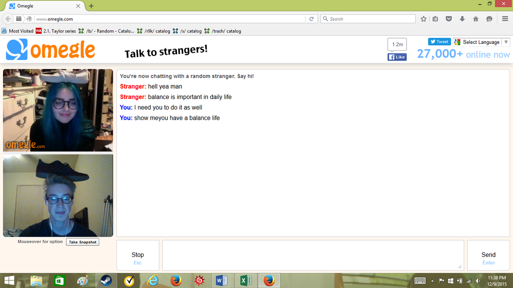 Omegle Stickam