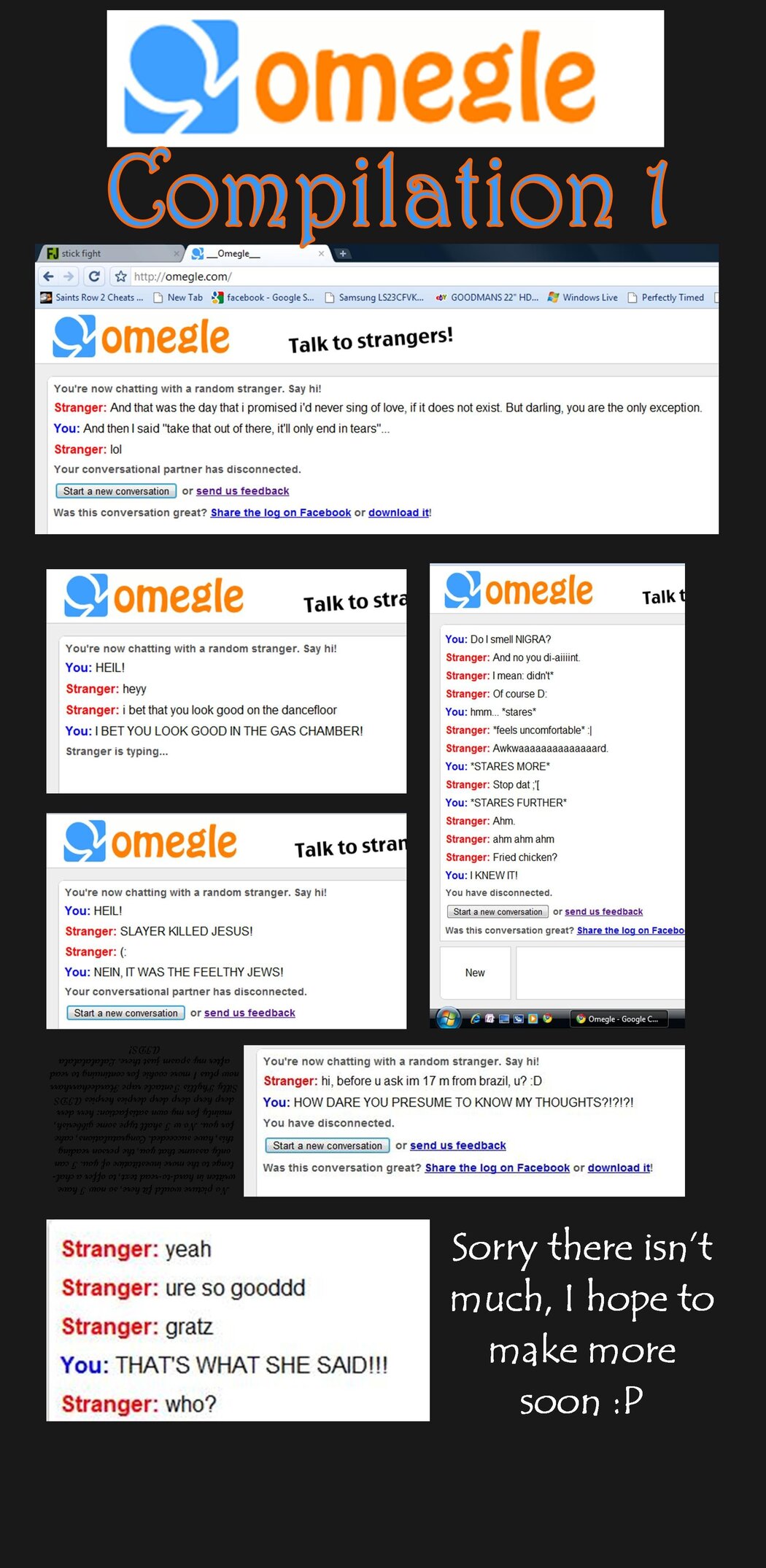 Omegle Stickam