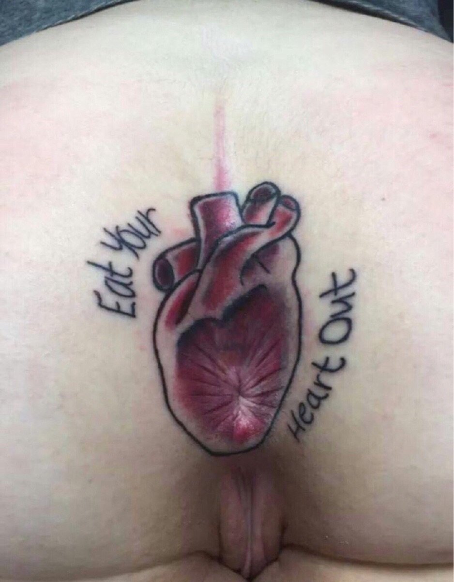 Porn Tattoos On The Anus