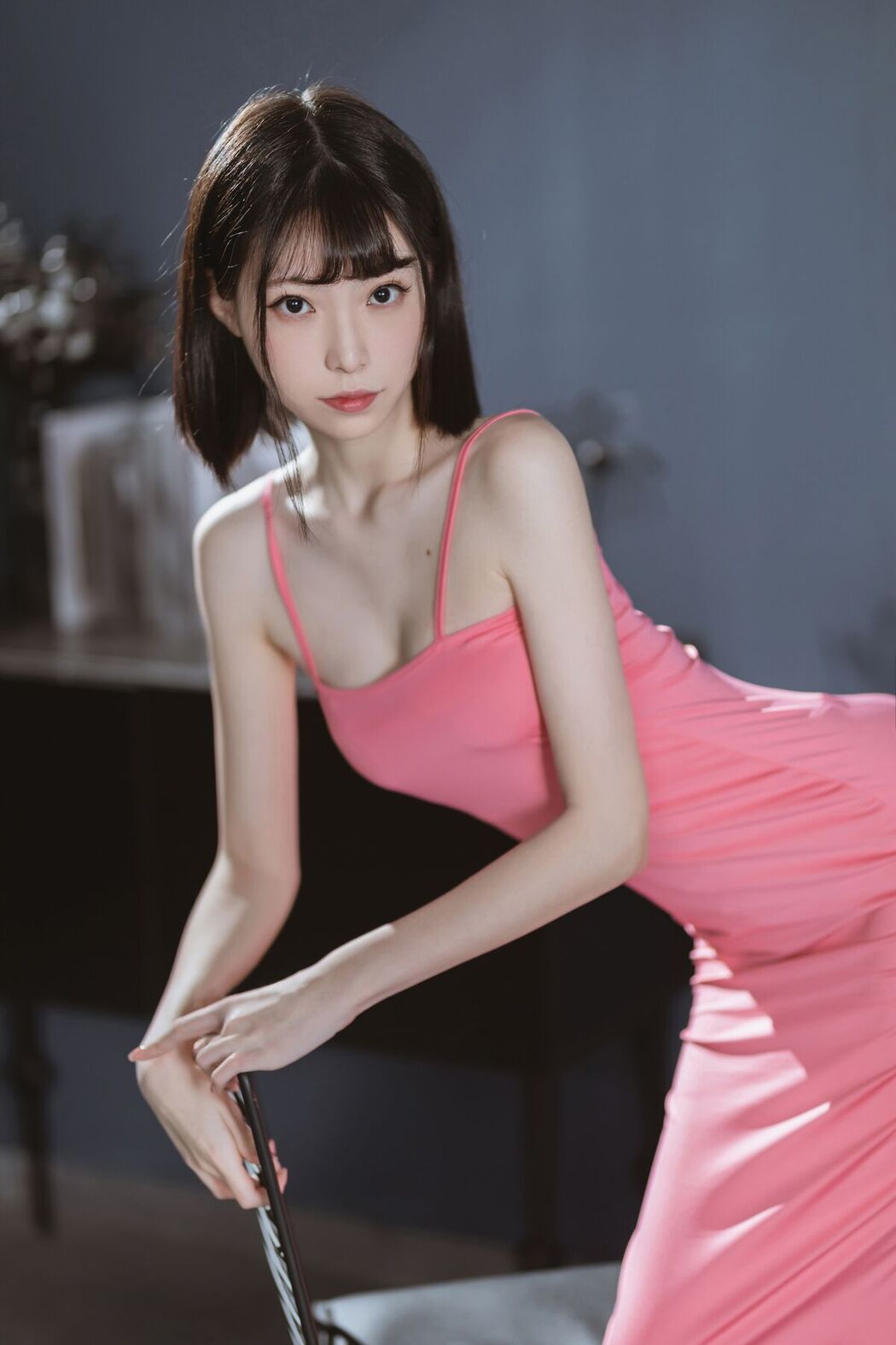 Coser@许岚LAN – 粉色长裙