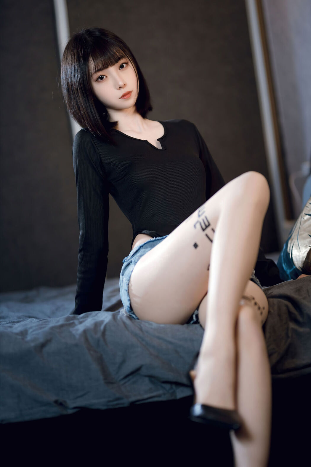 Coser@许岚LAN – 纯欲牛仔短裤2