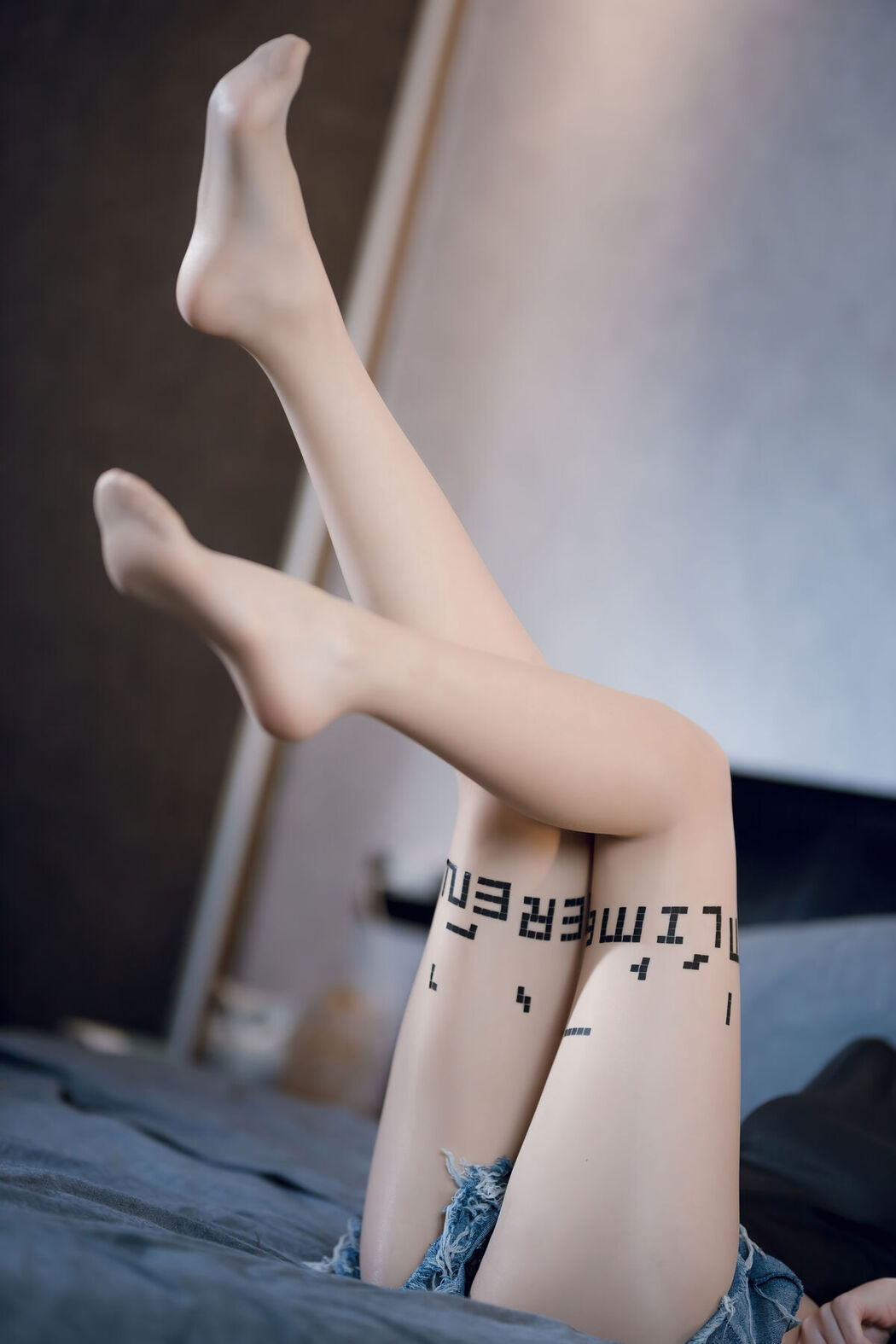 Coser@许岚LAN – 纯欲牛仔短裤2