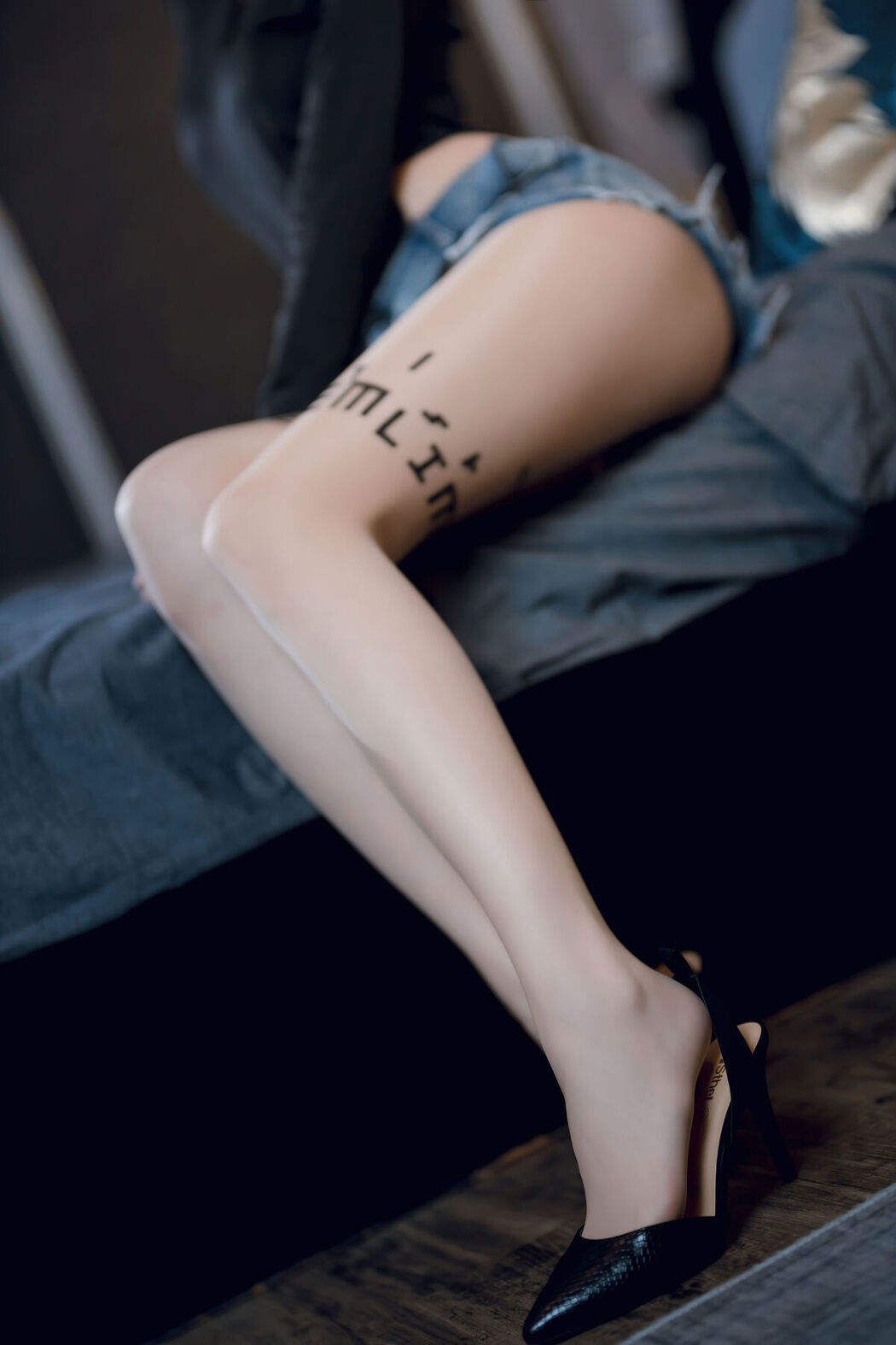 Coser@许岚LAN – 纯欲牛仔短裤2