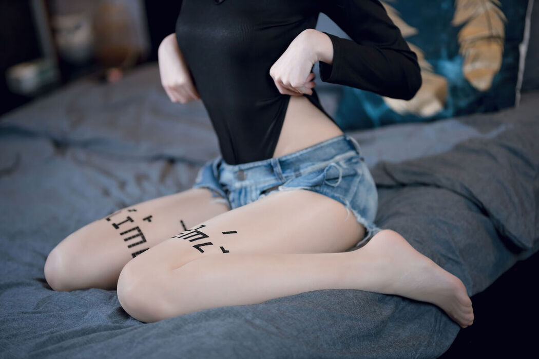 Coser@许岚LAN – 纯欲牛仔短裤2