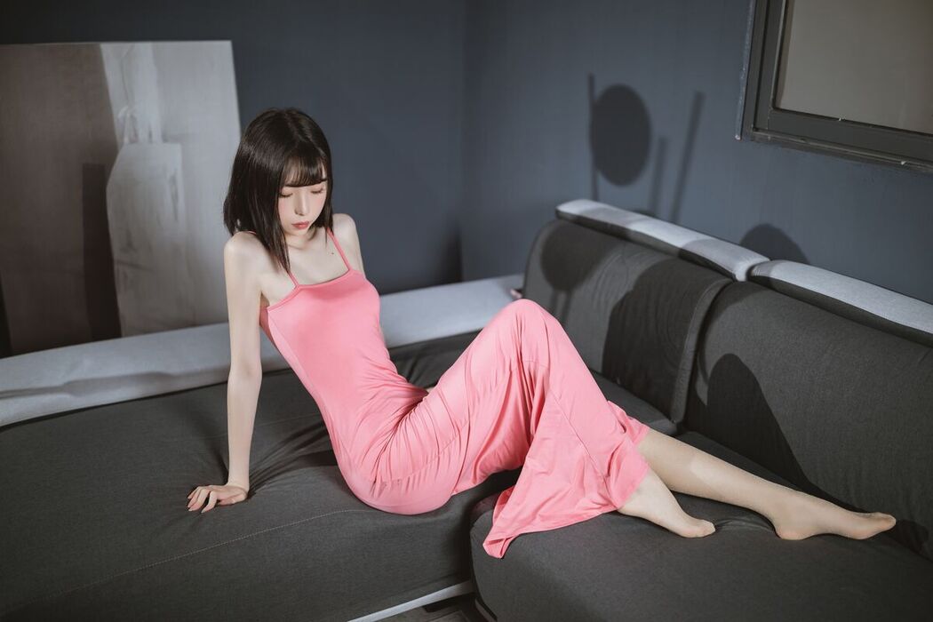 Coser@许岚LAN – 粉色长裙