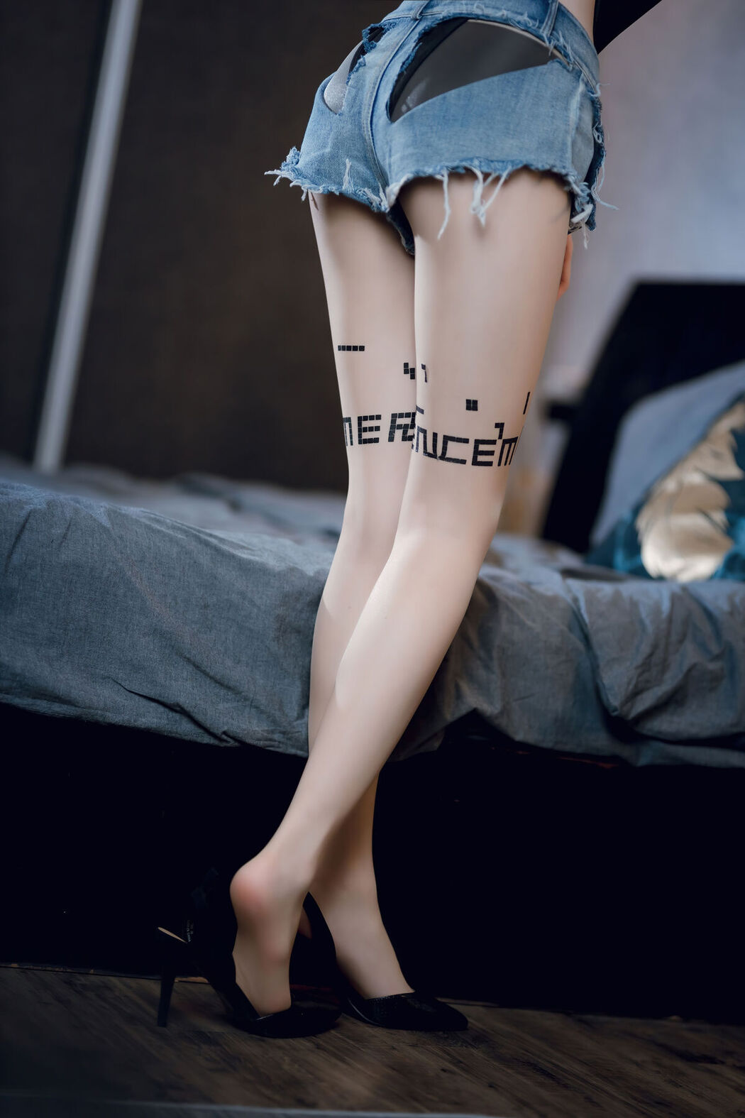 Coser@许岚LAN – 纯欲牛仔短裤2