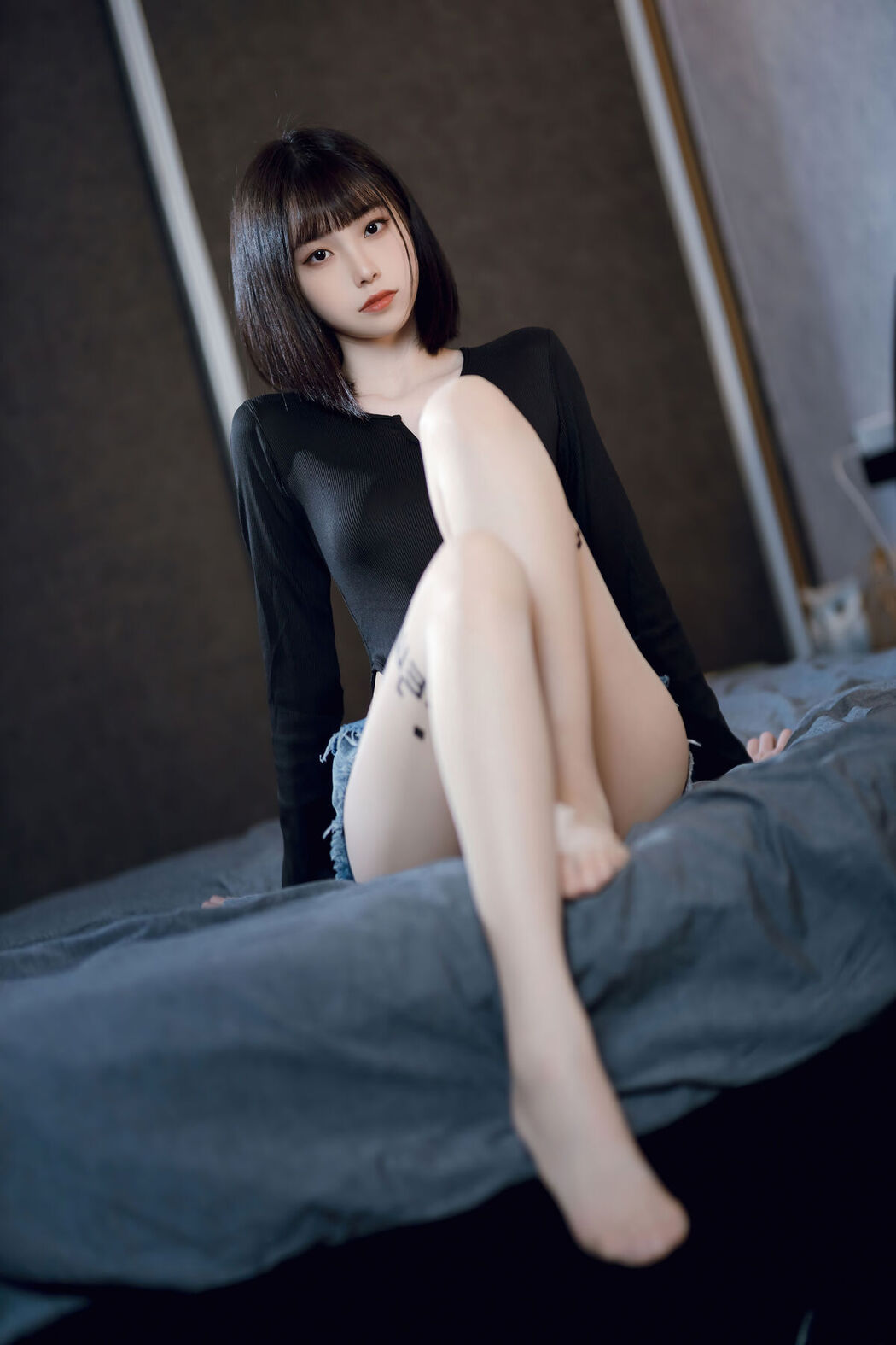 Coser@许岚LAN – 纯欲牛仔短裤2