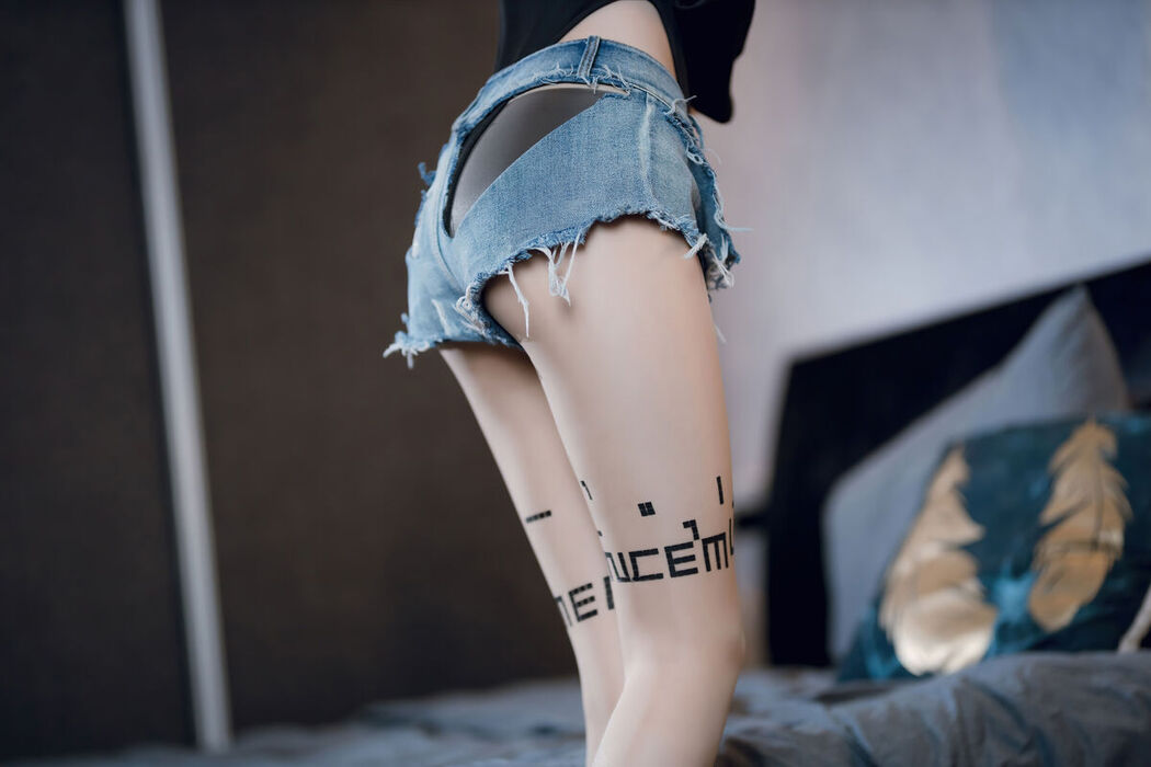 Coser@许岚LAN – 纯欲牛仔短裤2