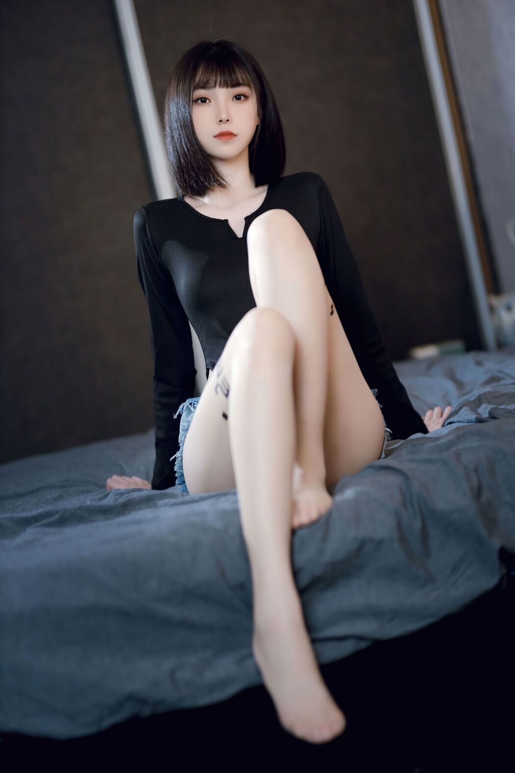Coser@许岚LAN – 纯欲牛仔短裤2