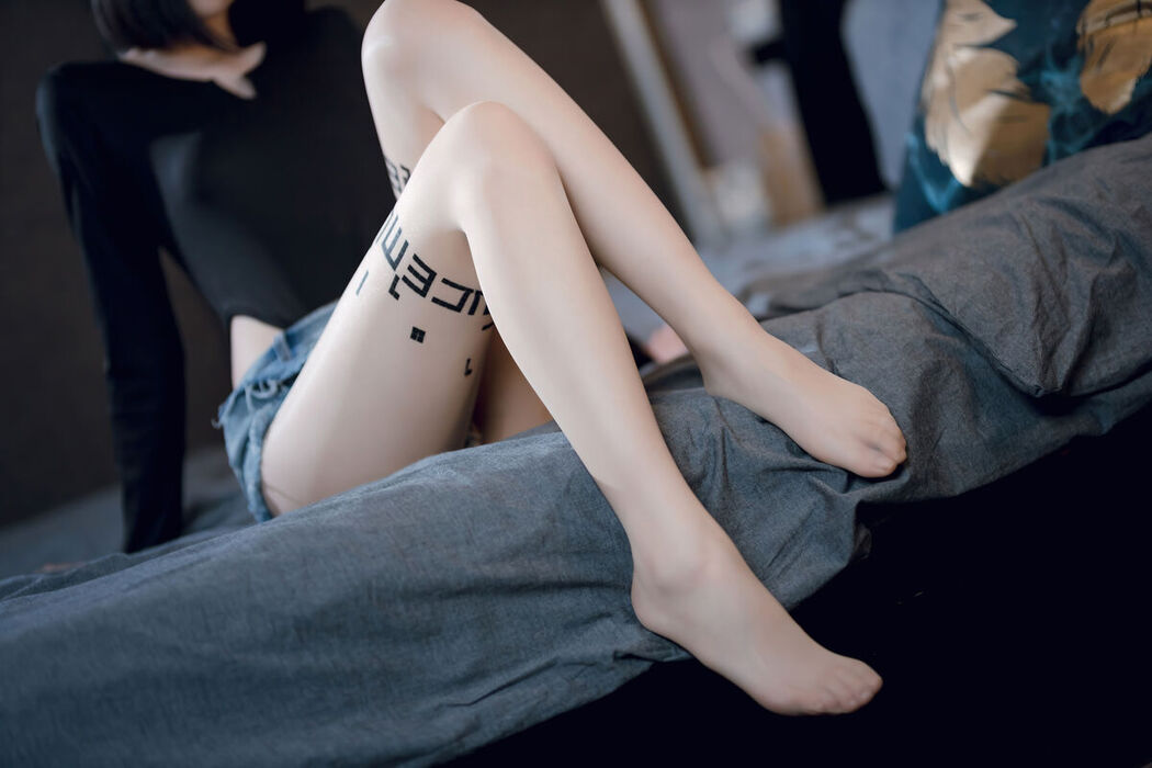 Coser@许岚LAN – 纯欲牛仔短裤2