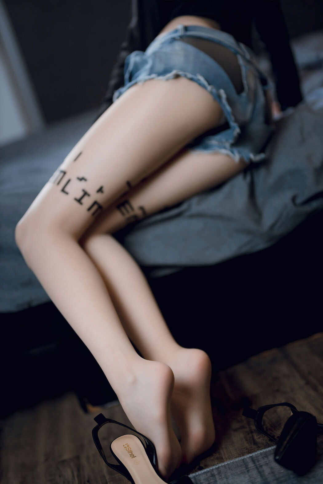 Coser@许岚LAN – 纯欲牛仔短裤2