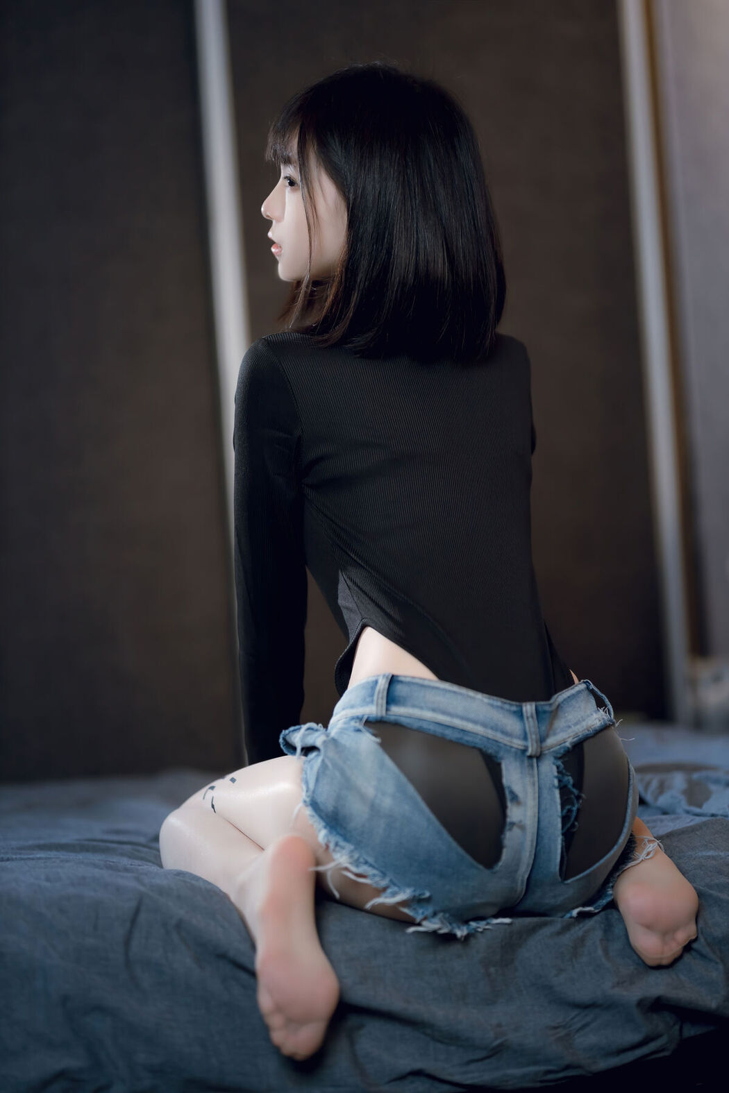 Coser@许岚LAN – 纯欲牛仔短裤2
