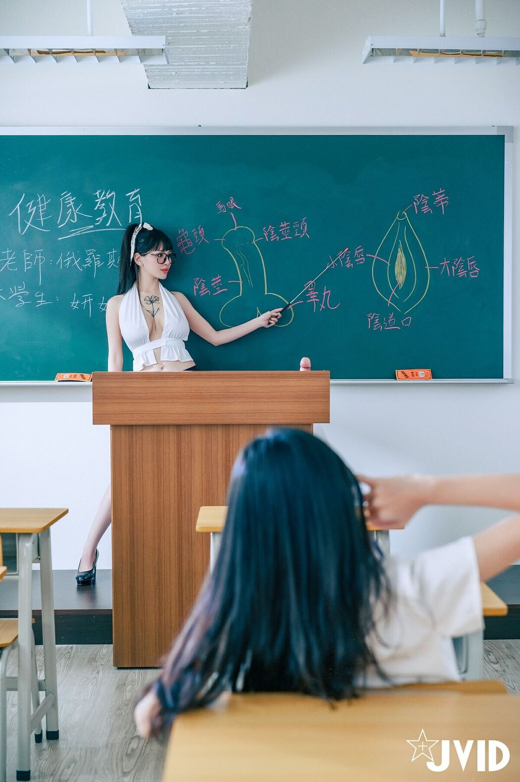 JVID Yan Yan 妍妍 Angel And 俄罗斯公主 – 精华作品 禁忌的师生恋 教师里的OL和JK肉欲百合 Part5