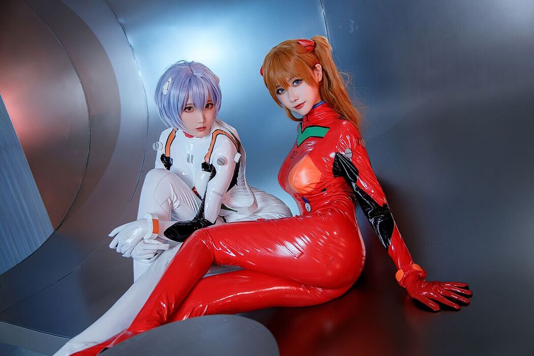 Coser@Momoko葵葵 And 瓜希酱 – EVA 双厨狂喜版
