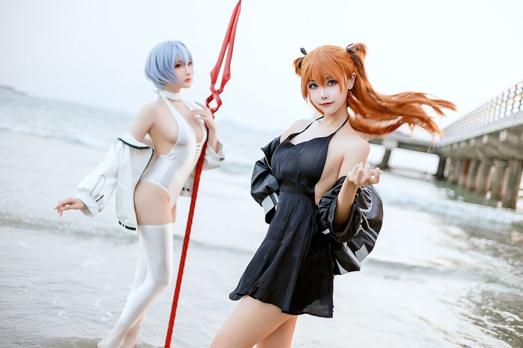 Coser@Momoko葵葵 And 瓜希酱 – EVA 双厨狂喜版