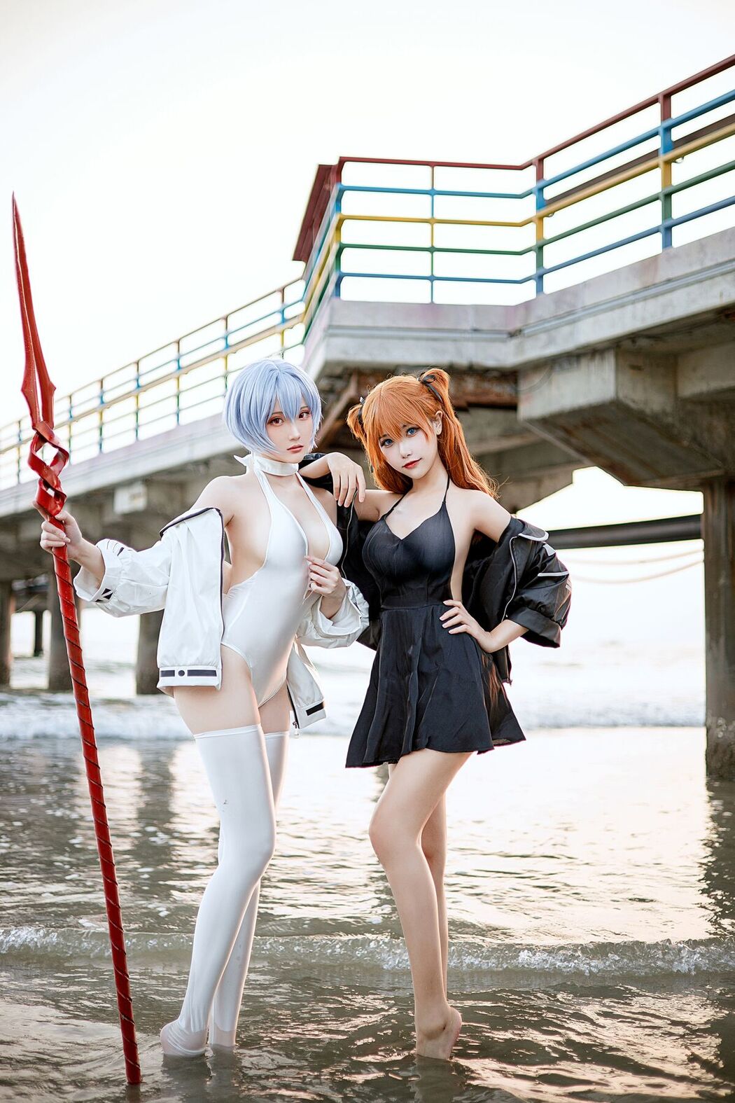 Coser@Momoko葵葵 And 瓜希酱 – EVA 双厨狂喜版