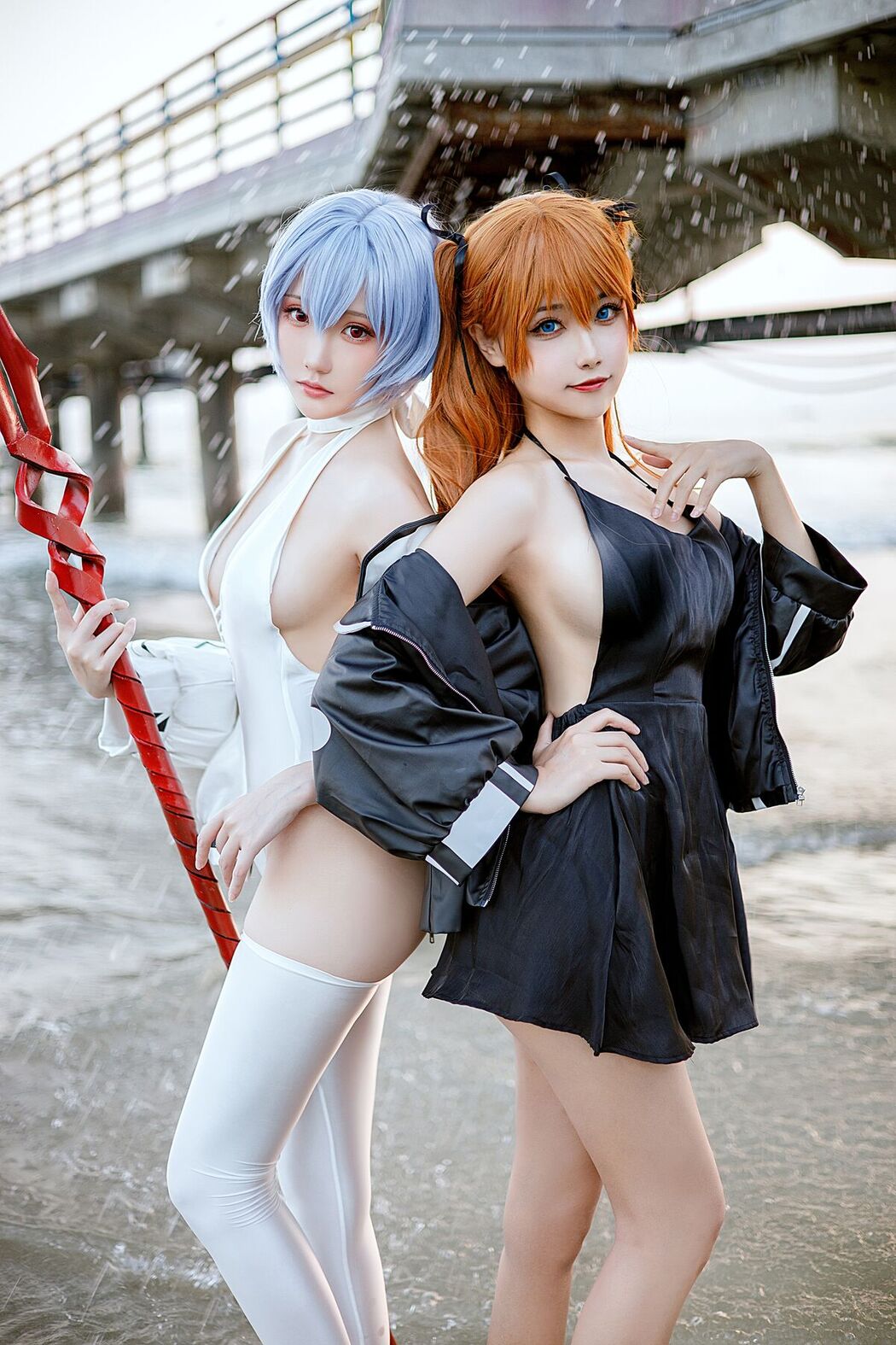 Coser@Momoko葵葵 And 瓜希酱 – EVA 双厨狂喜版