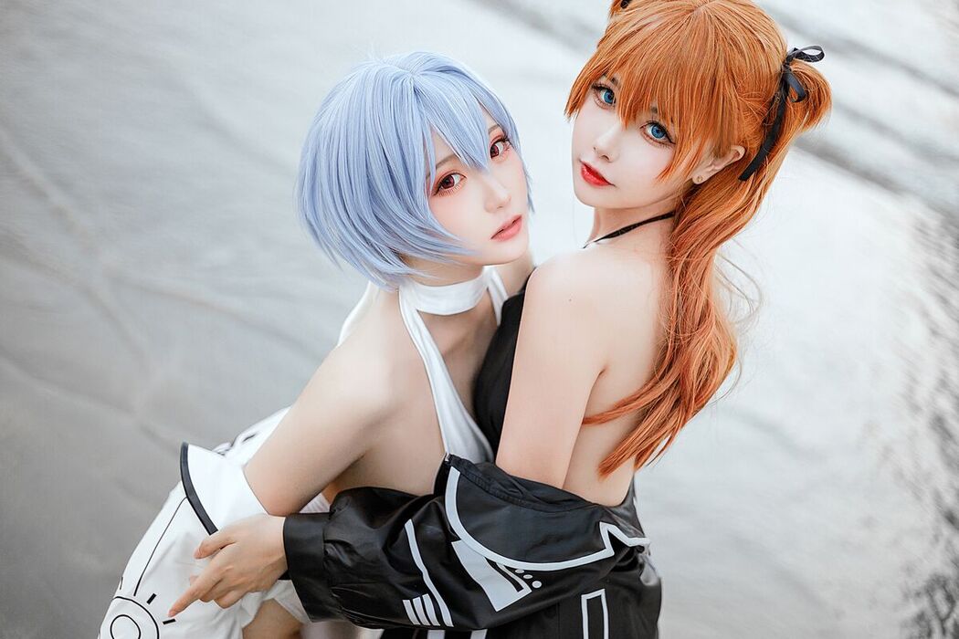 Coser@Momoko葵葵 And 瓜希酱 – EVA 双厨狂喜版