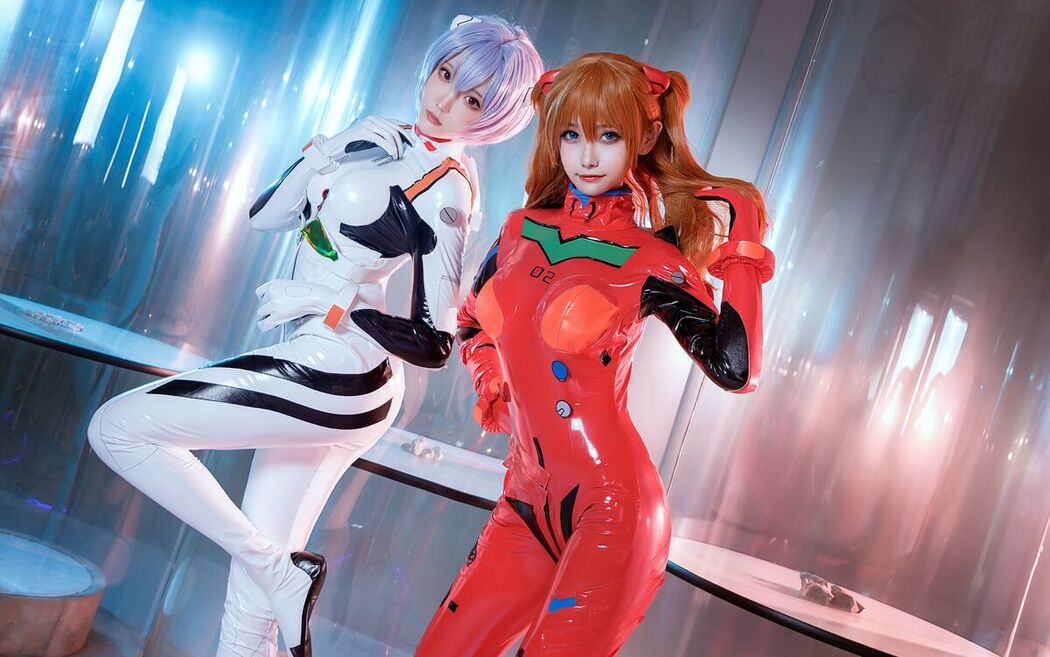Coser@Momoko葵葵 And 瓜希酱 – EVA 双厨狂喜版