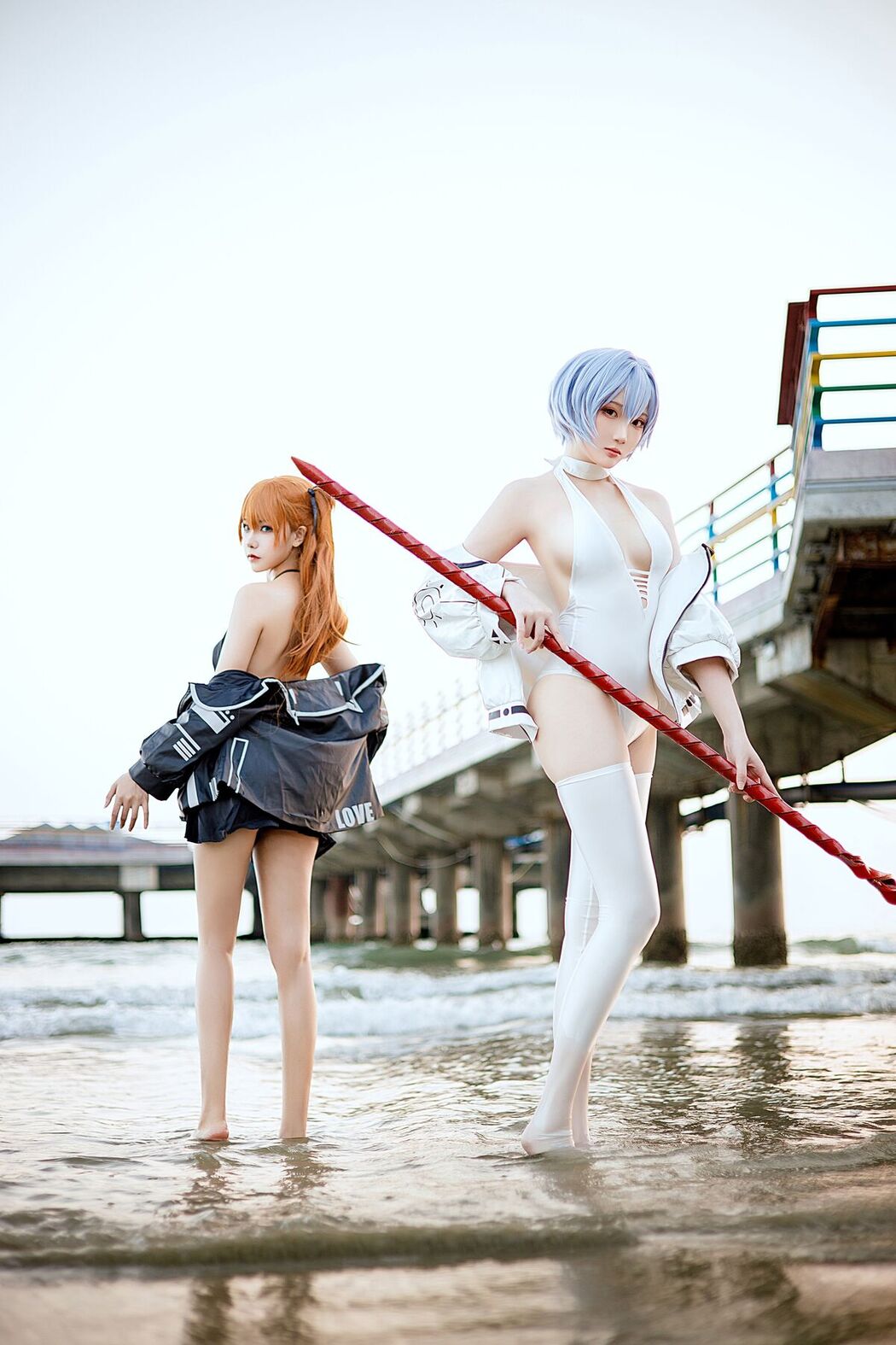 Coser@Momoko葵葵 And 瓜希酱 – EVA 双厨狂喜版