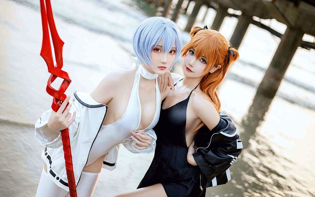 Coser@Momoko葵葵 And 瓜希酱 – EVA 双厨狂喜版