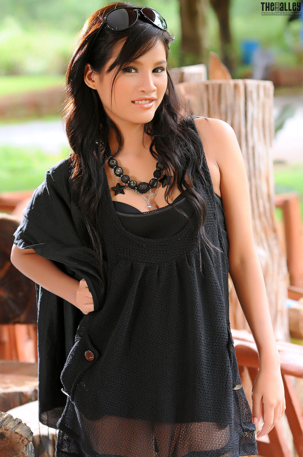 [The Black Alley] Honey Koo Black Dress