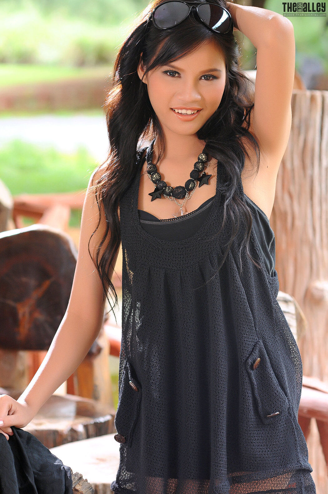[The Black Alley] Honey Koo Black Dress