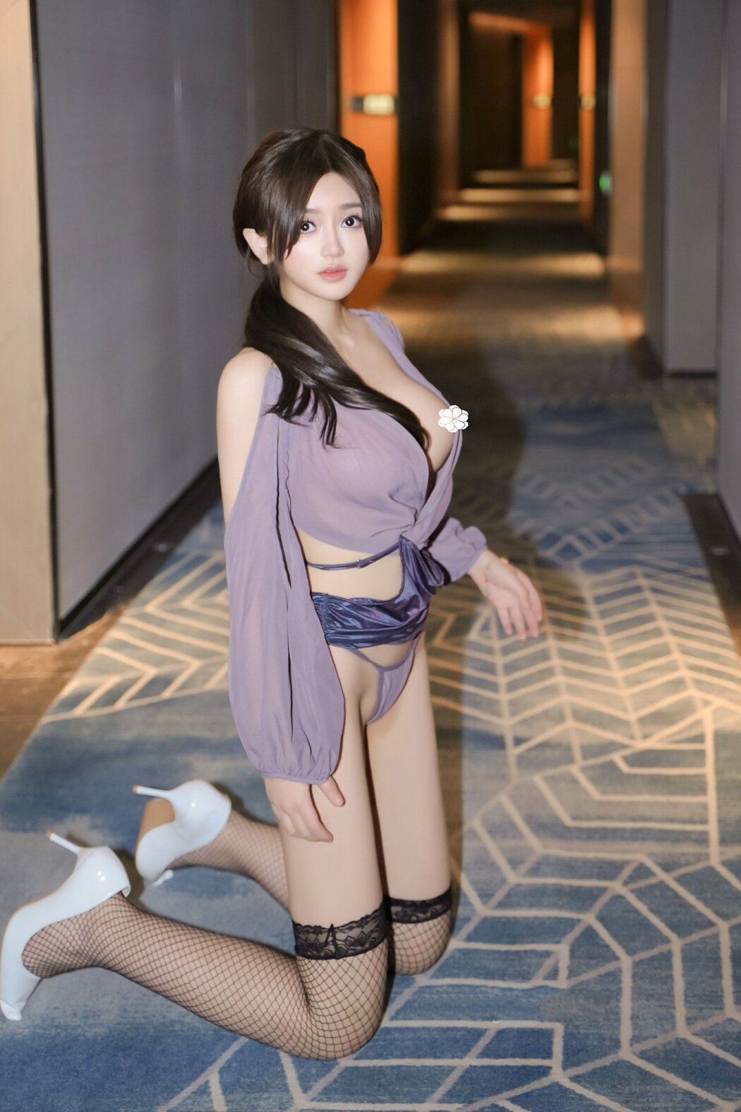 XR Uncensored Nai Cha Wei De Bao Zi 奶茶味的包子 – 紫纱渔网袜购版