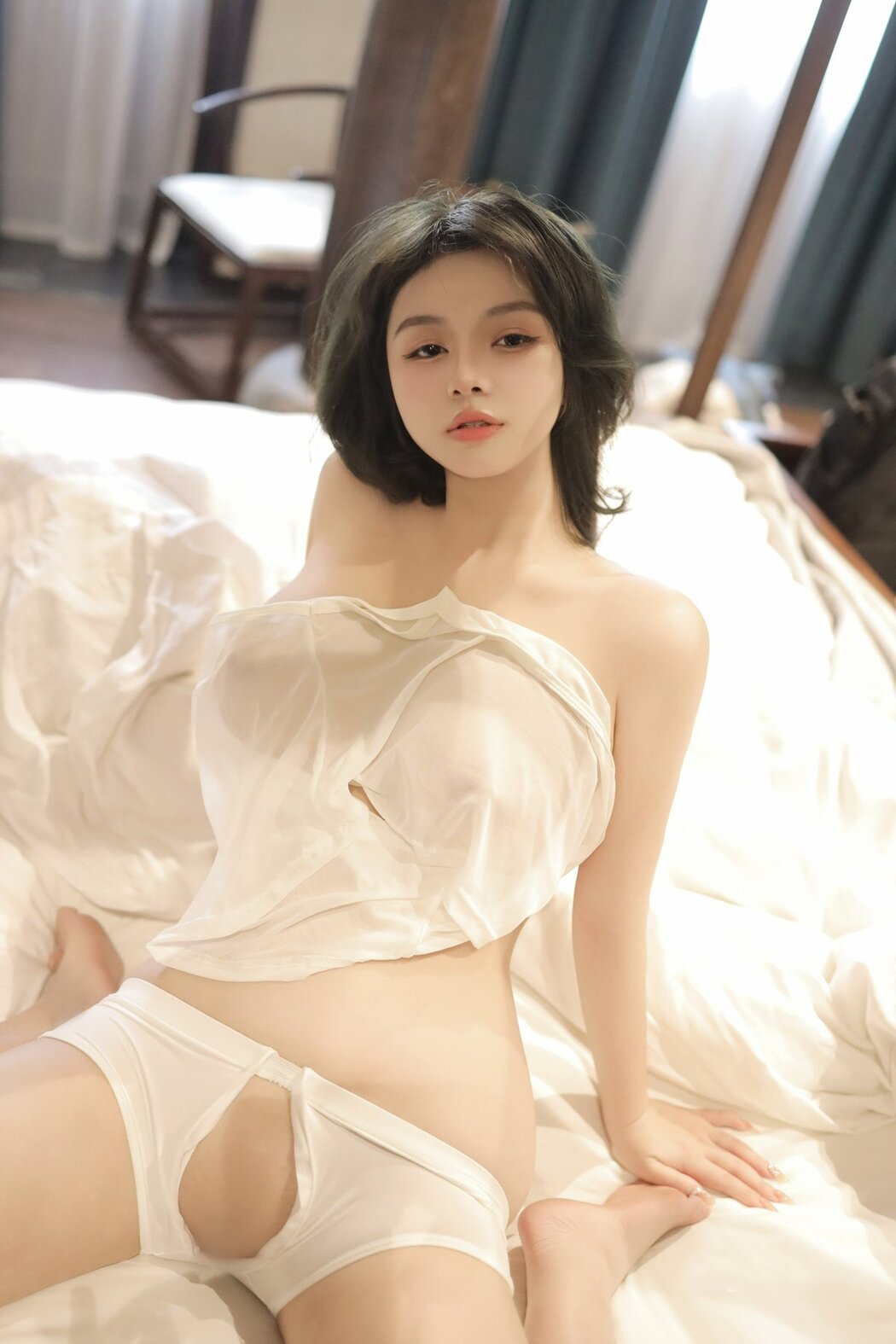 XR Uncensored Shen Si Yi 沈思怡 – 色白内衣内购版 Part2