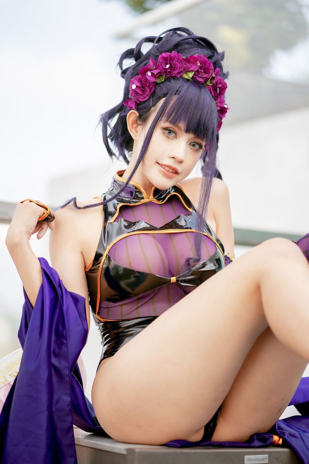 Coser@PingPing – 紫式部泳装