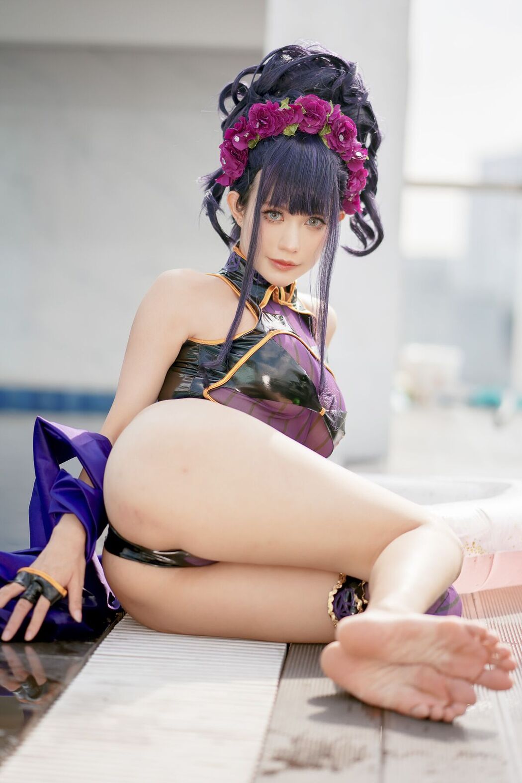 Coser@PingPing – 紫式部泳装