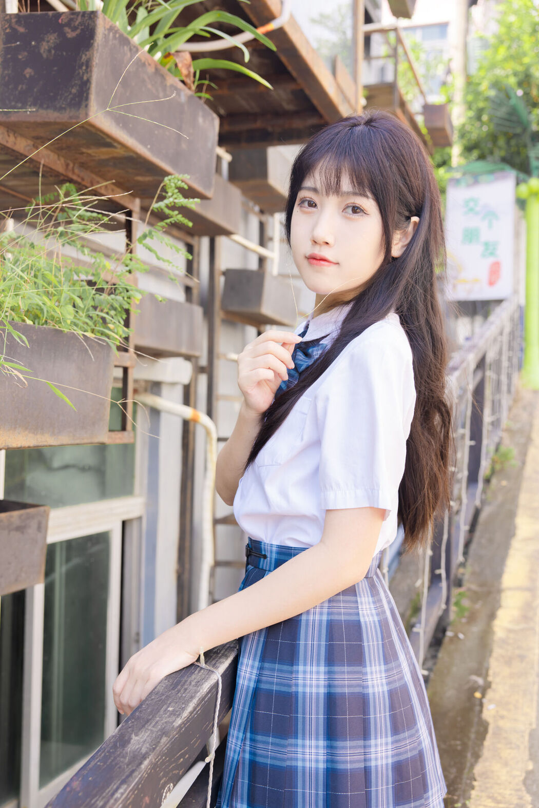 Coser@不呆猫 – 泳衣JK学妹