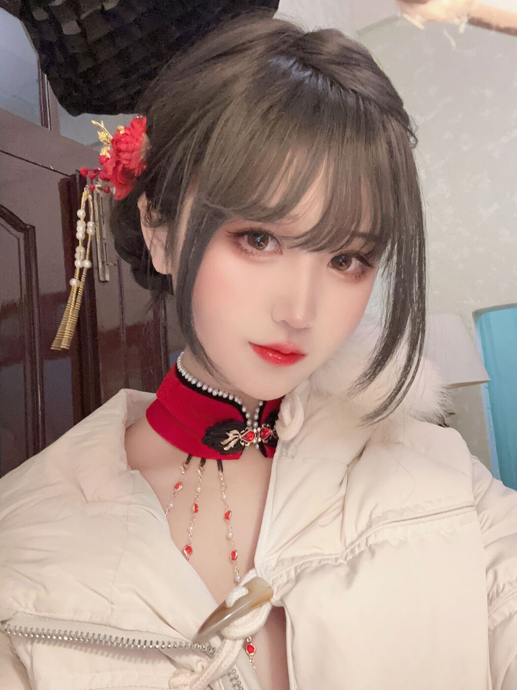 Coser@三度_69 – 红丝绒旗袍