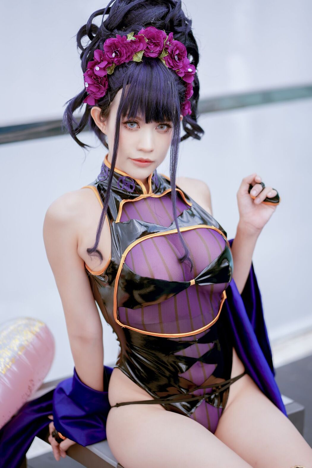 Coser@PingPing – 紫式部泳装