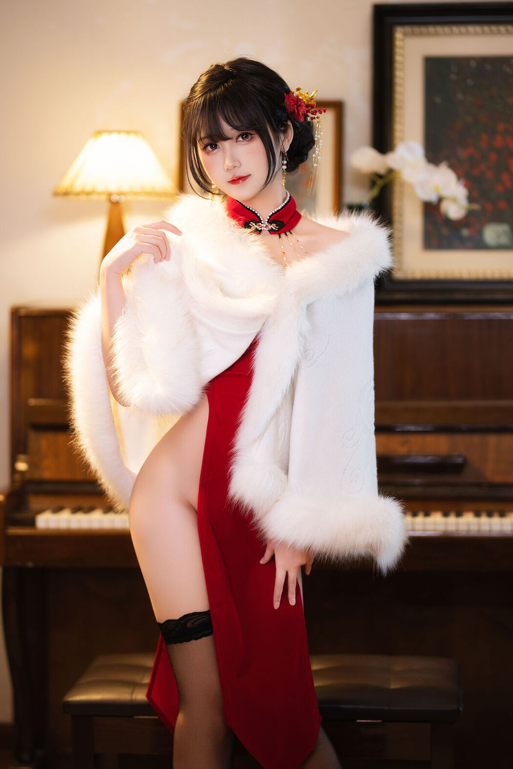 Coser@三度_69 – 红丝绒旗袍