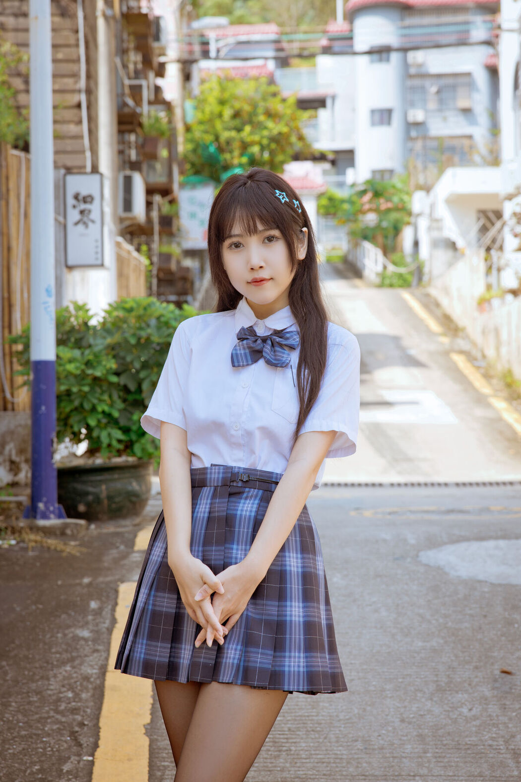 Coser@不呆猫 – 泳衣JK学妹