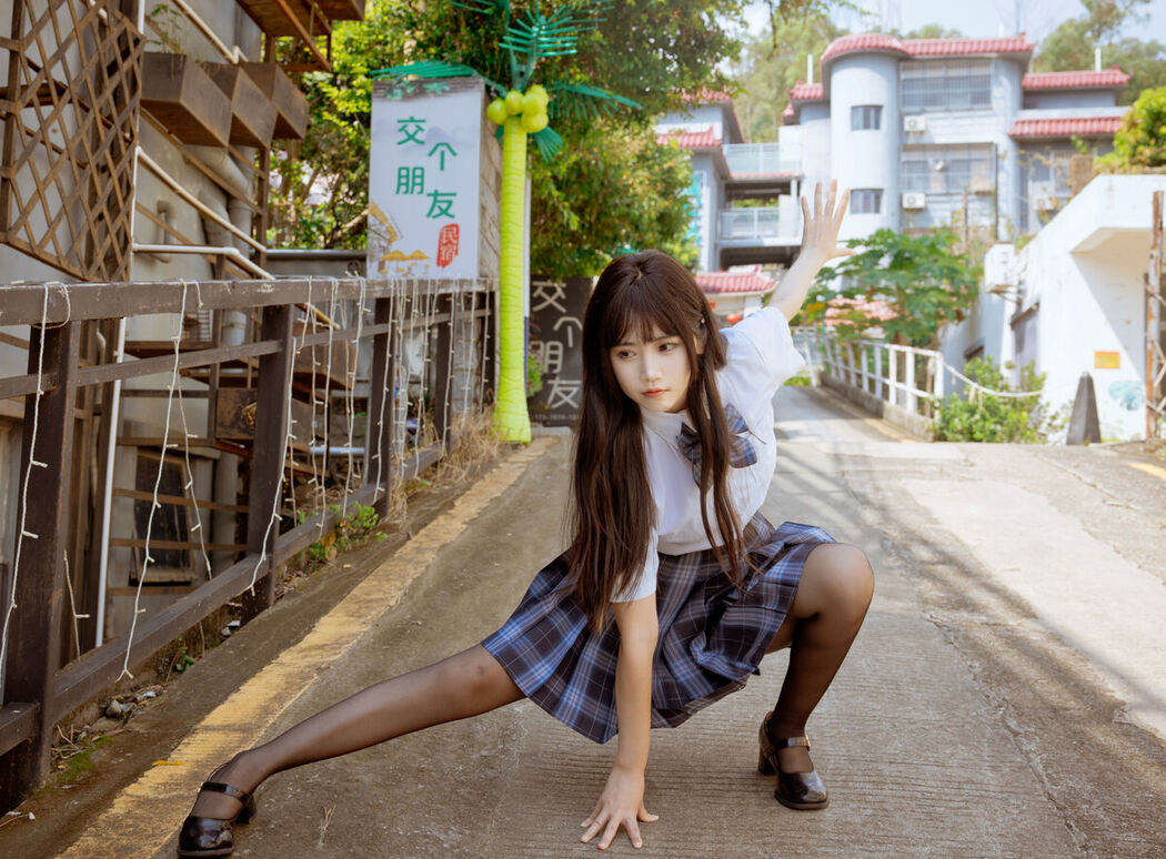 Coser@不呆猫 – 泳衣JK学妹