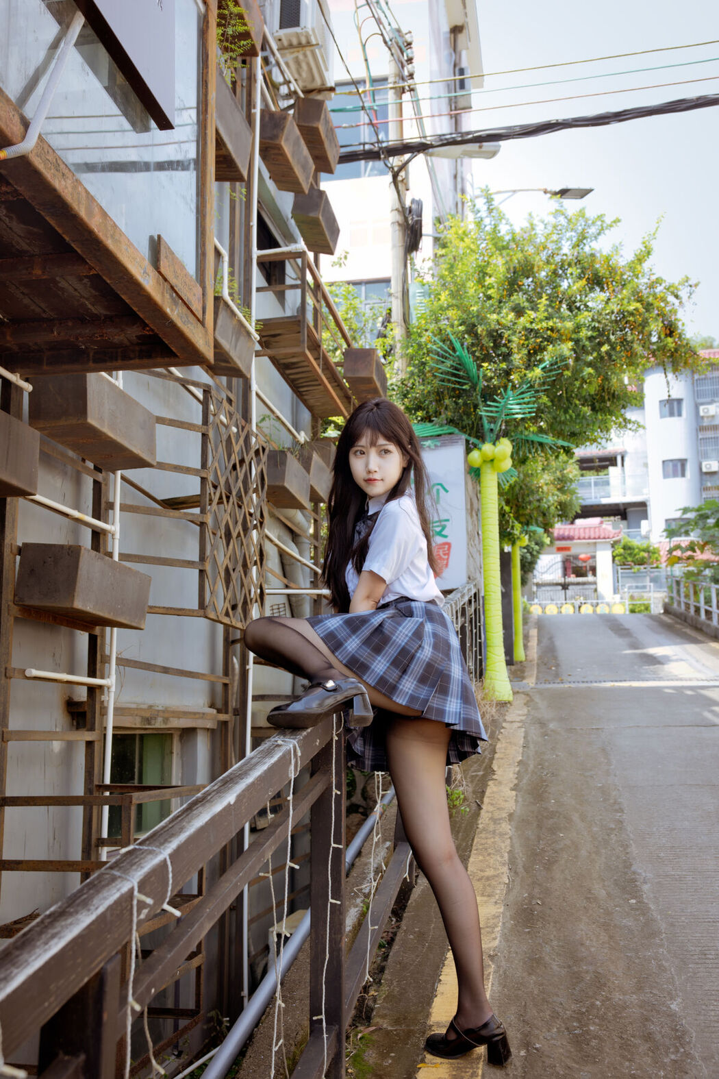 Coser@不呆猫 – 泳衣JK学妹