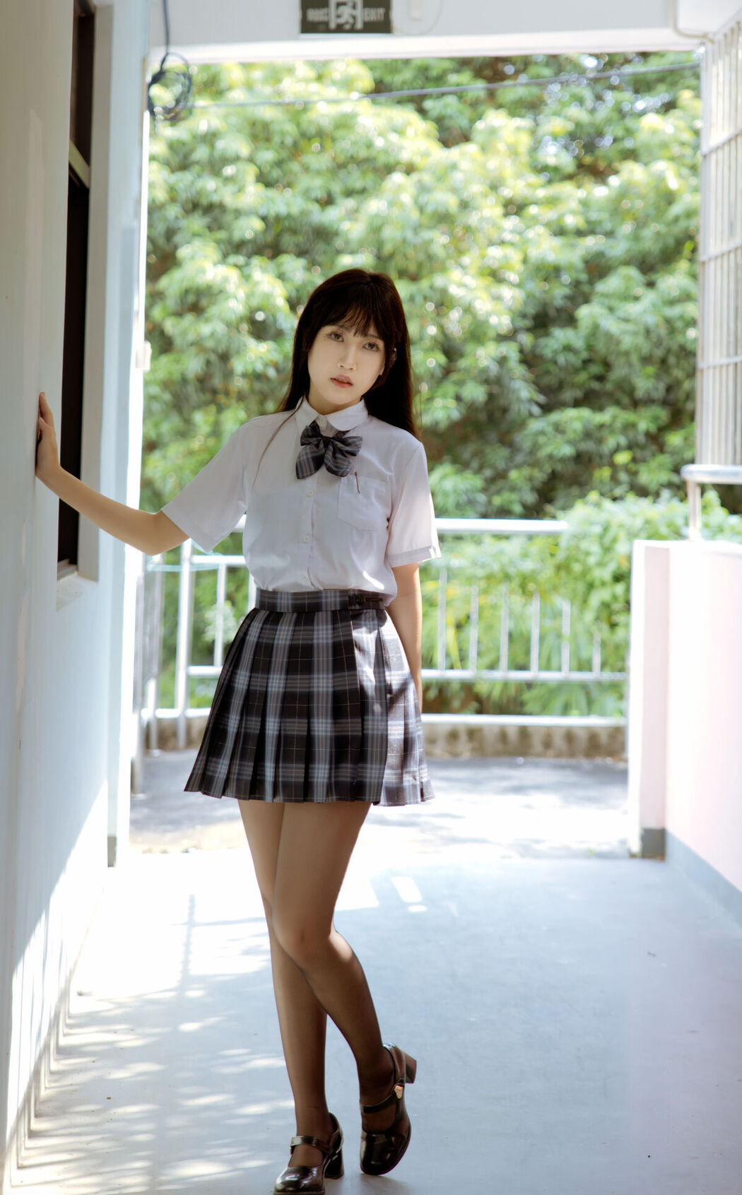 Coser@不呆猫 – 泳衣JK学妹