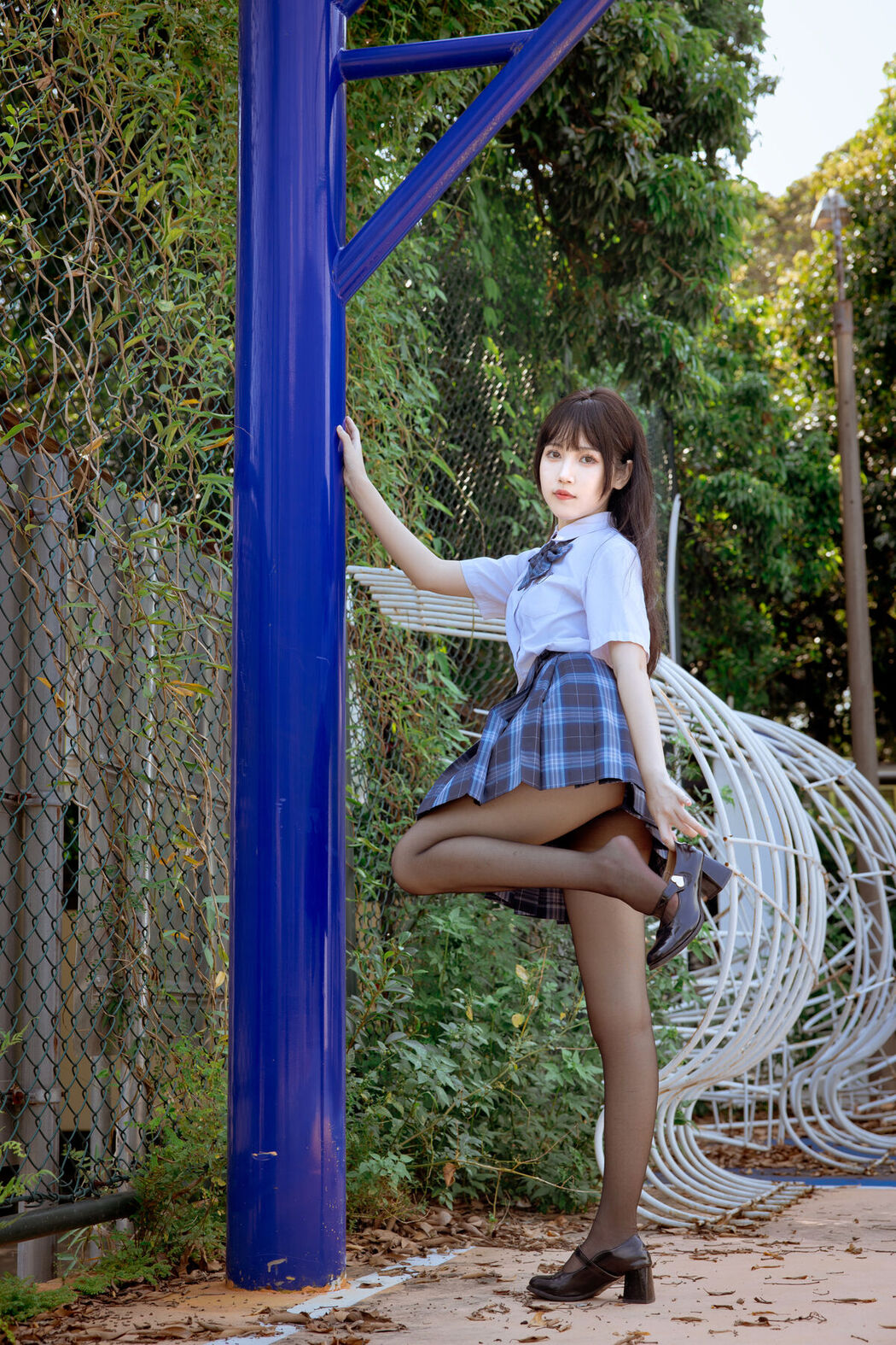 Coser@不呆猫 – 泳衣JK学妹