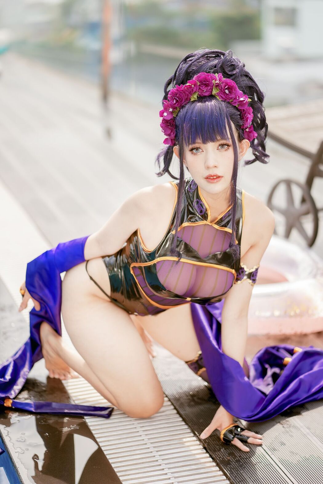 Coser@PingPing – 紫式部泳装
