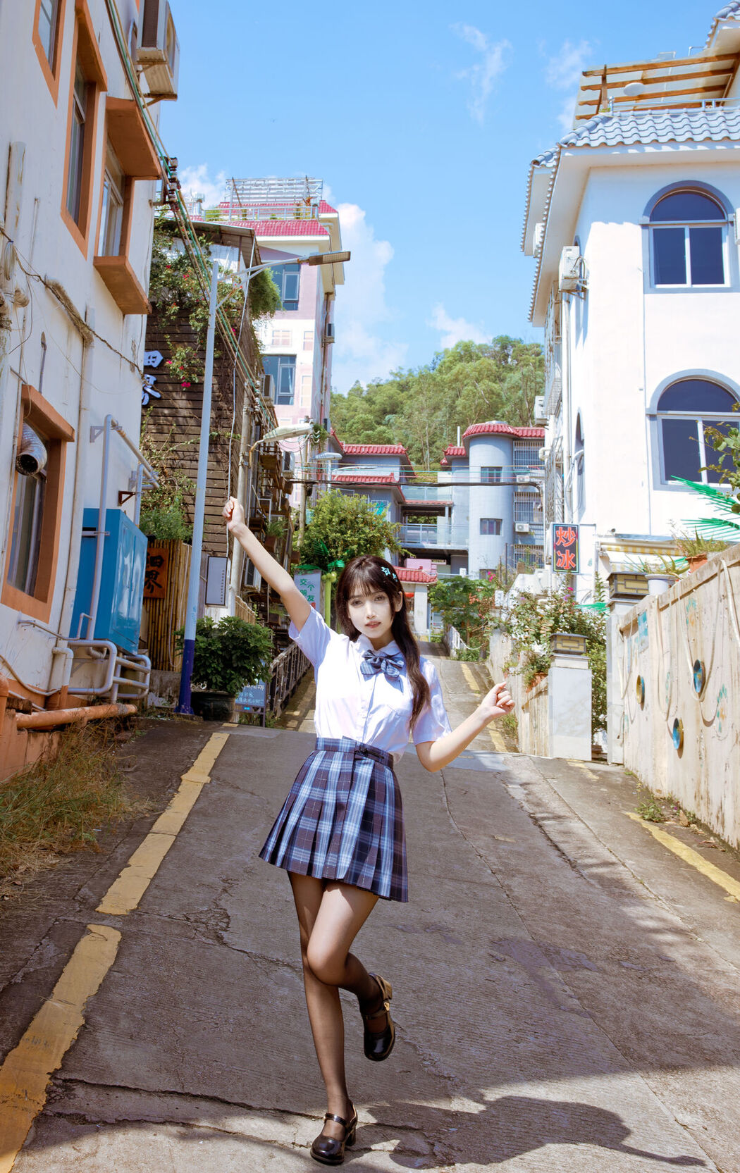 Coser@不呆猫 – 泳衣JK学妹