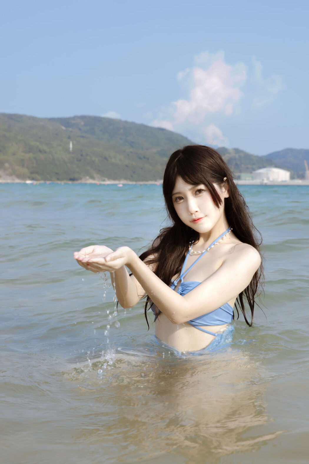 Coser@不呆猫 – 泳衣JK学妹