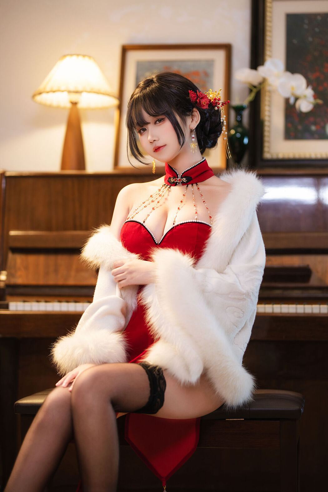 Coser@三度_69 – 红丝绒旗袍