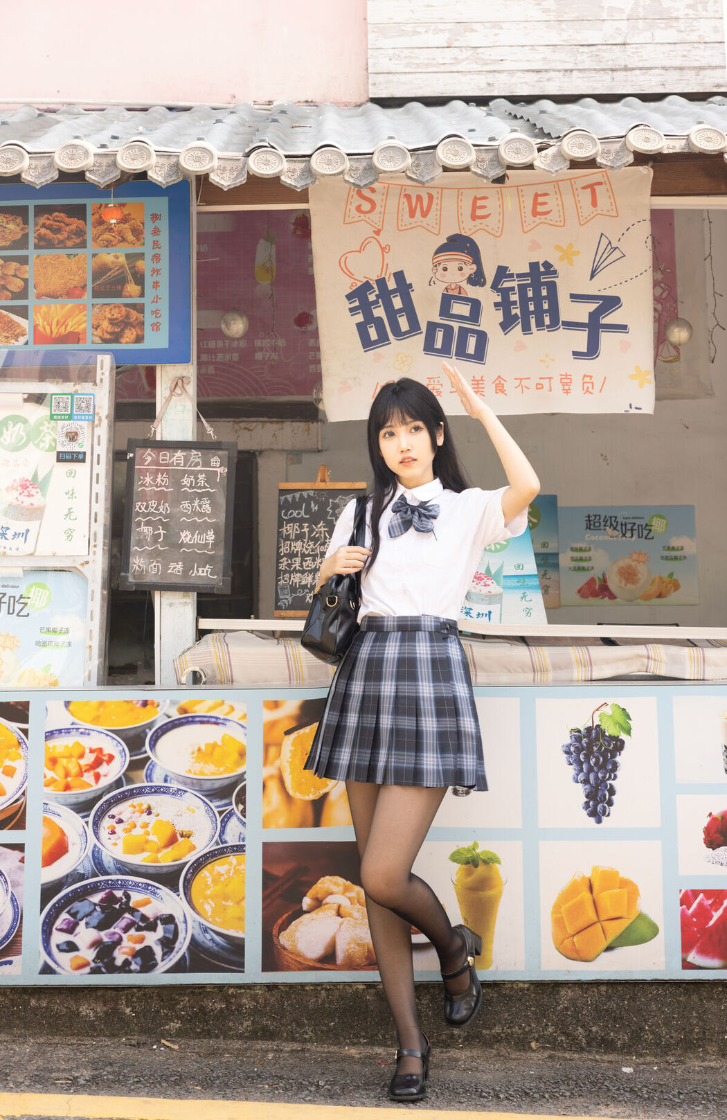 Coser@不呆猫 – 泳衣JK学妹