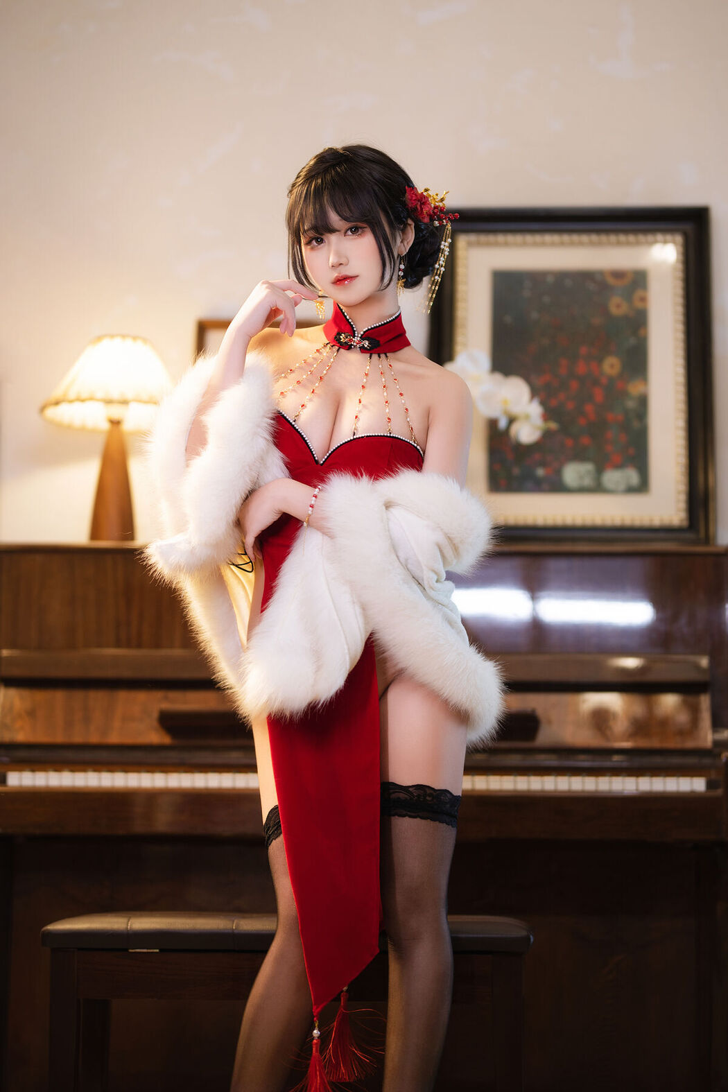 Coser@三度_69 – 红丝绒旗袍