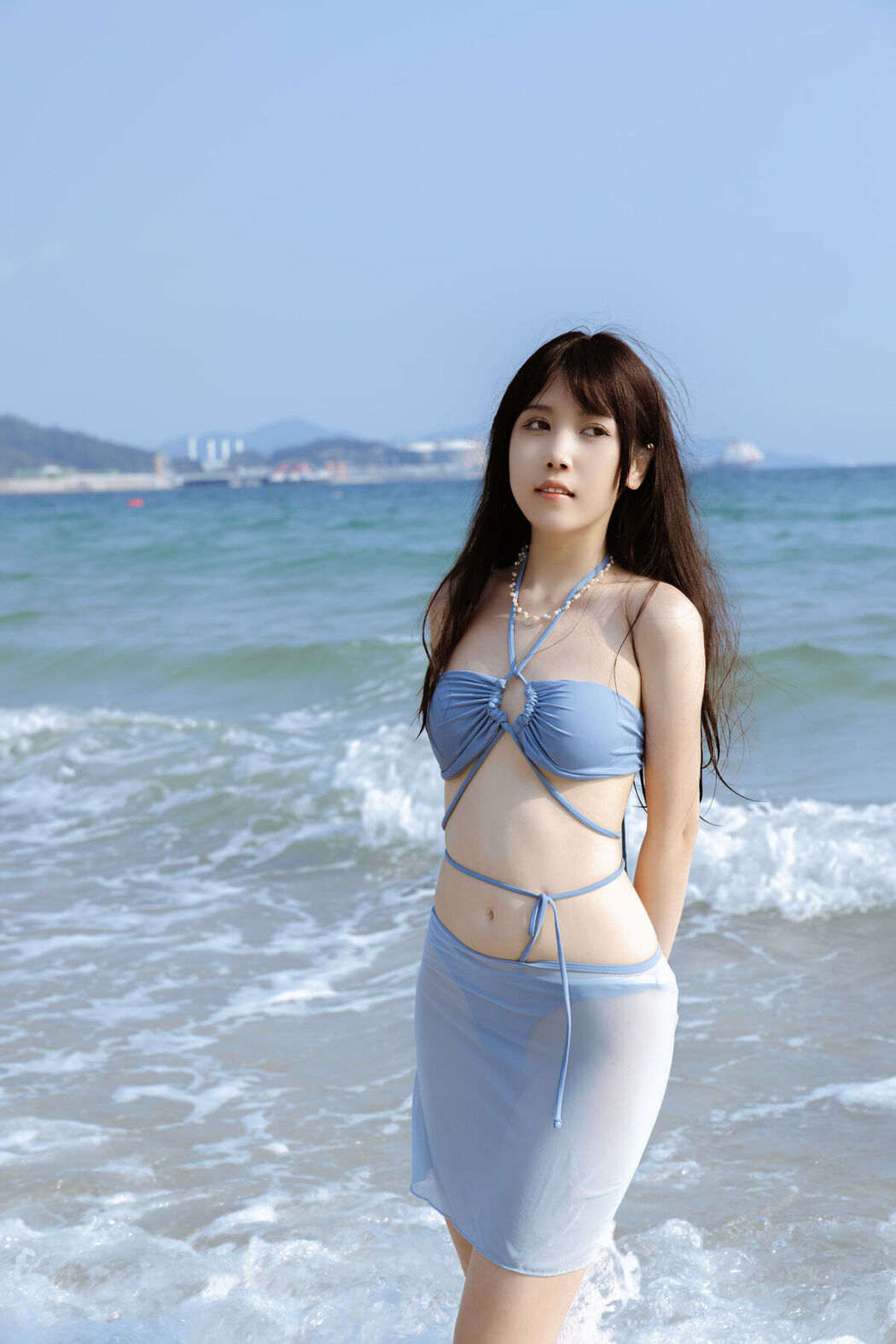 Coser@不呆猫 – 泳衣JK学妹