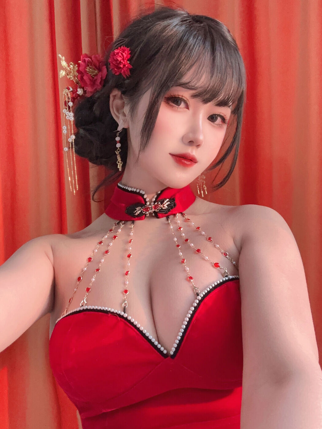 Coser@三度_69 – 红丝绒旗袍