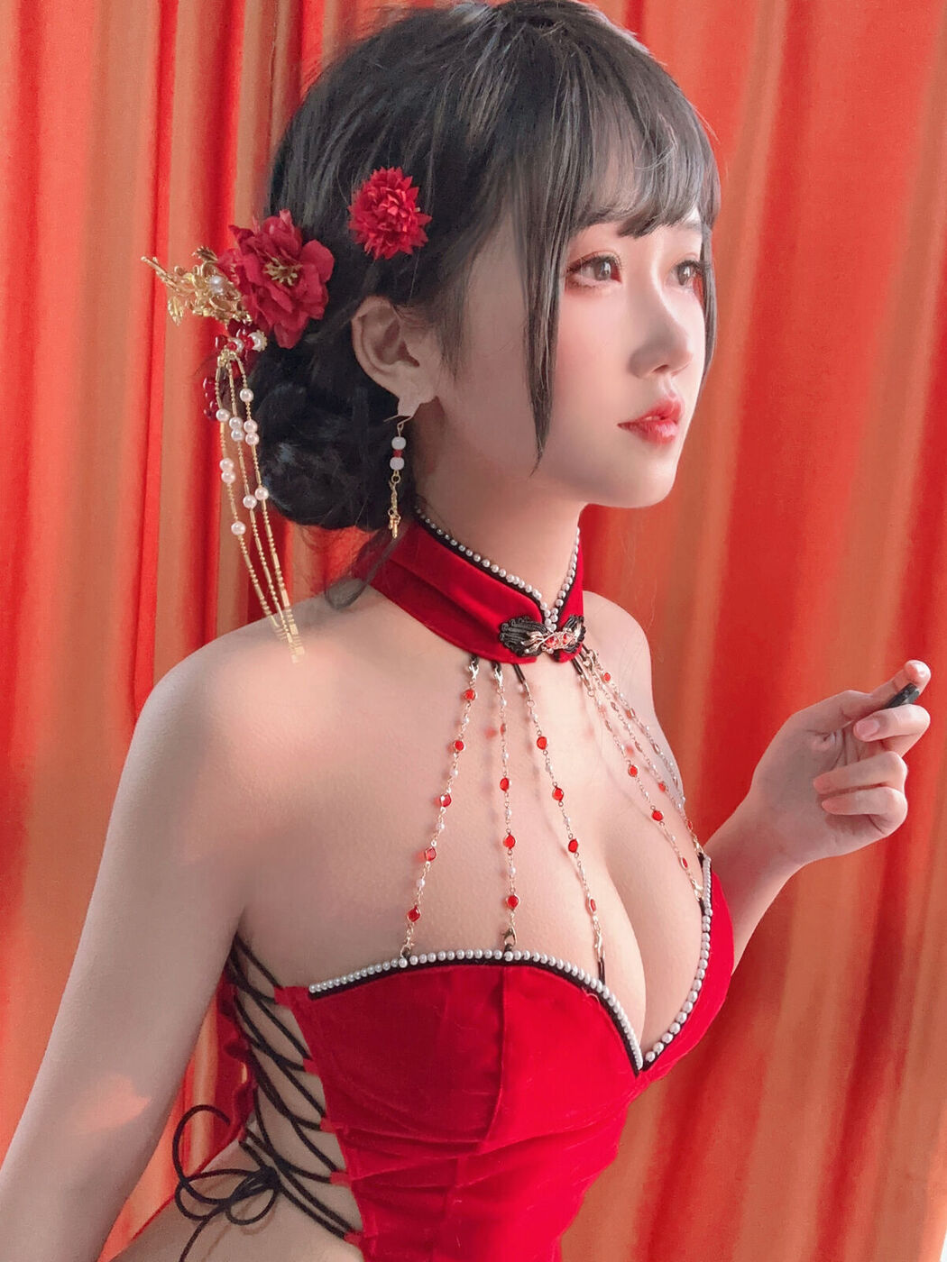 Coser@三度_69 – 红丝绒旗袍