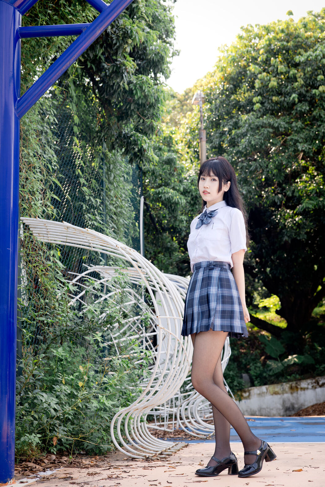 Coser@不呆猫 – 泳衣JK学妹